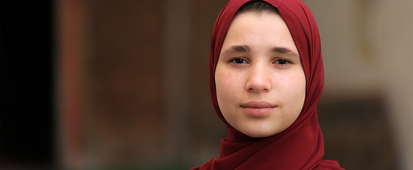 A teenage girl in Gaza